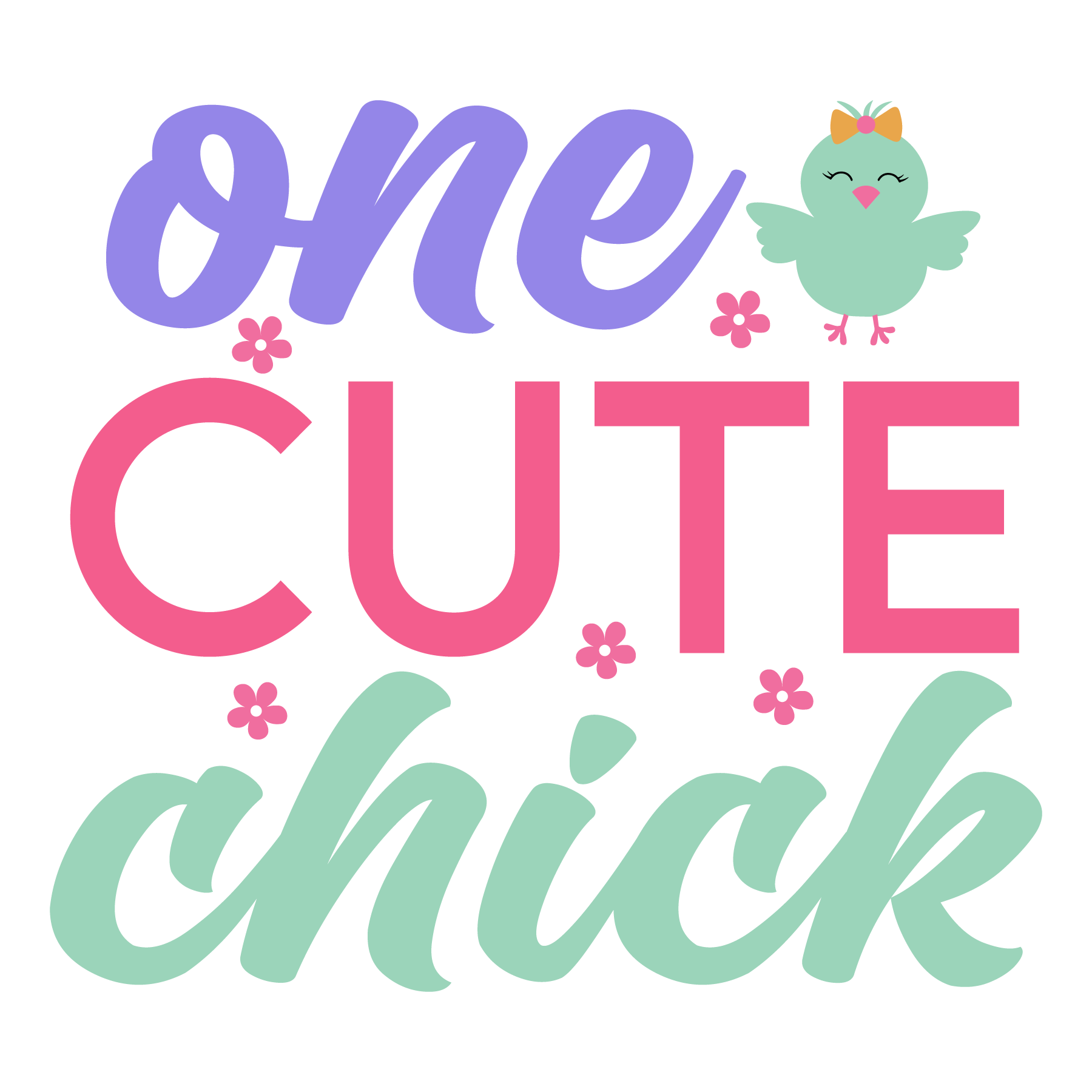 2. One Cute Chick