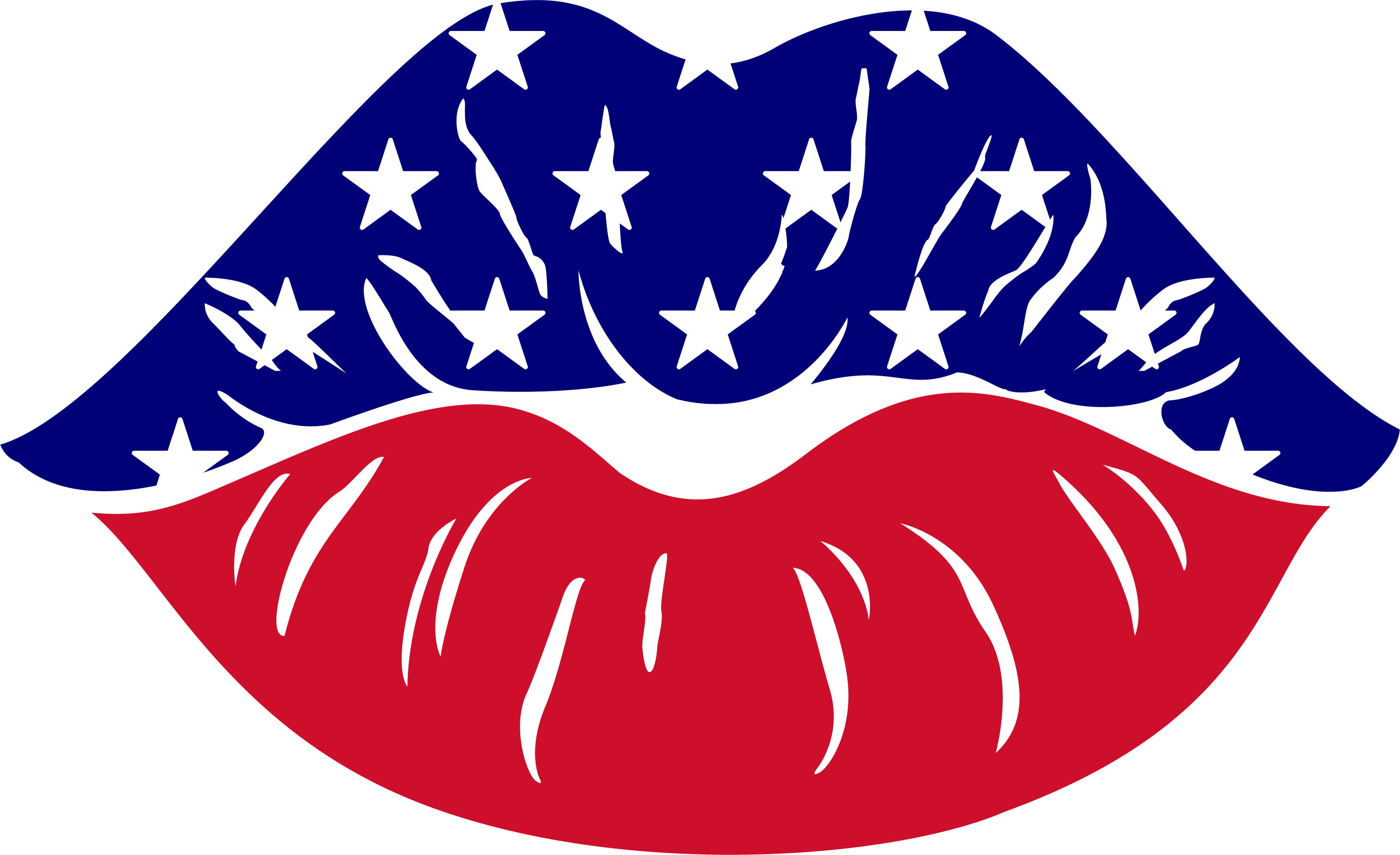 American Flag Lips 03