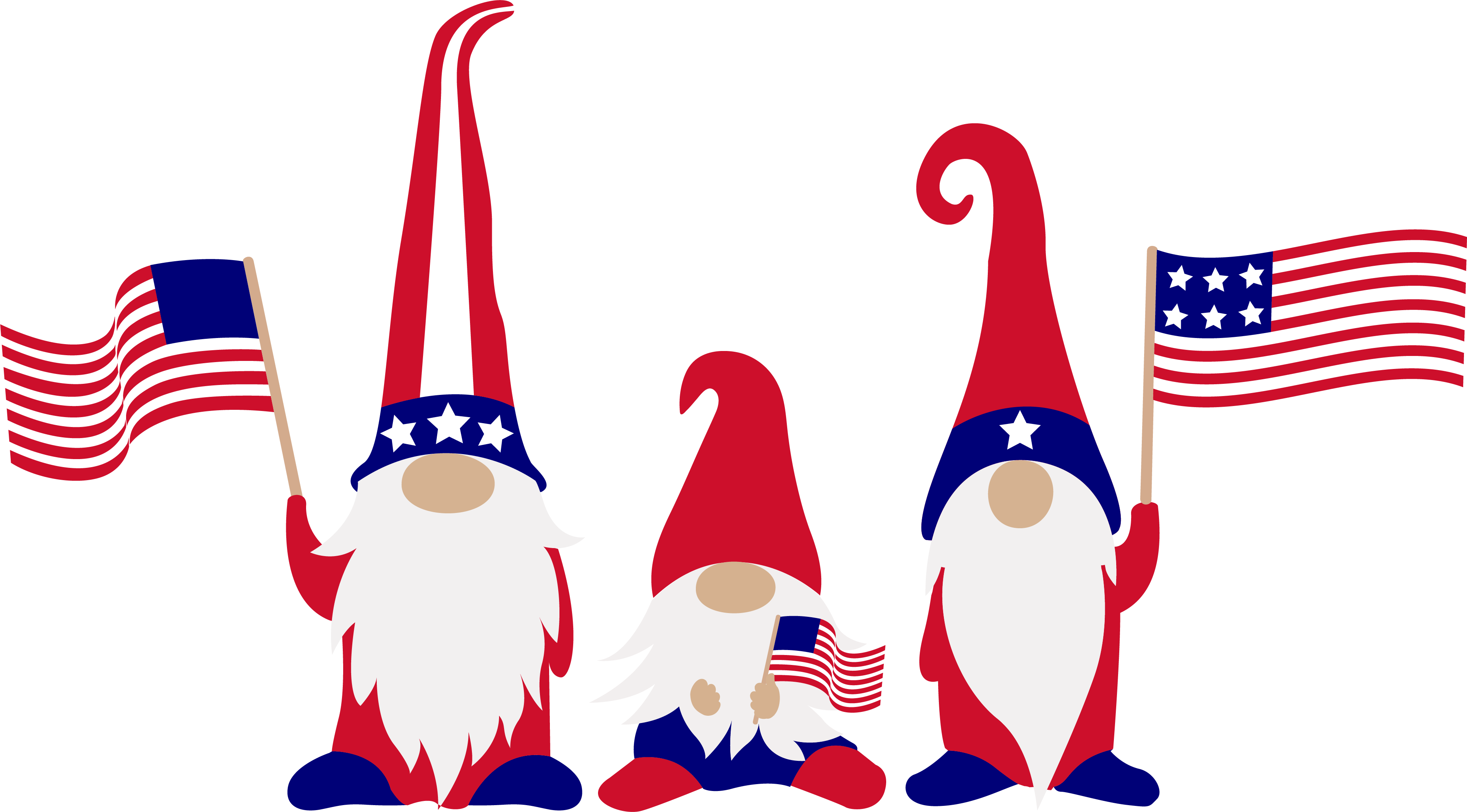 Gnomes 4th of july V1