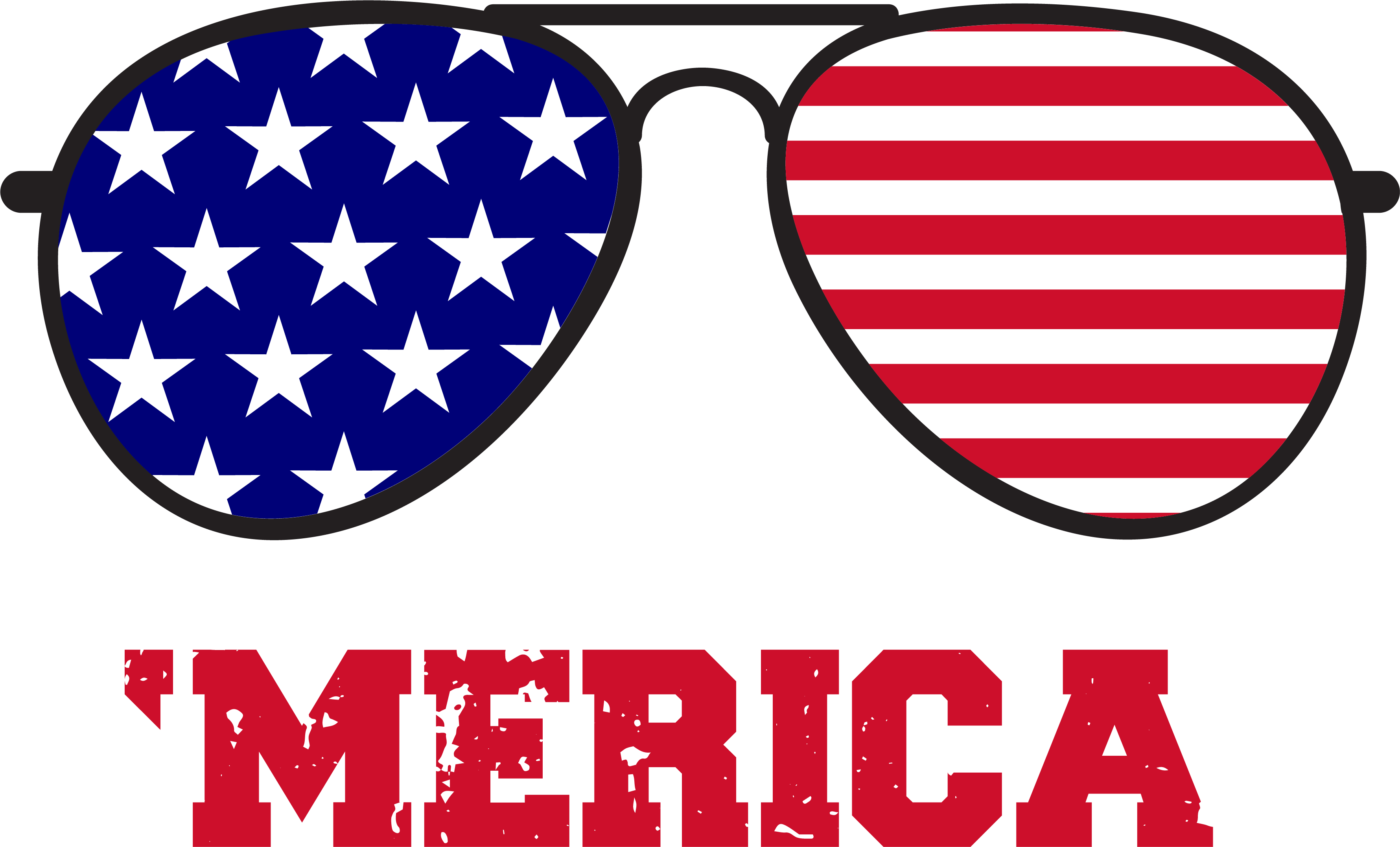 Merica glasses