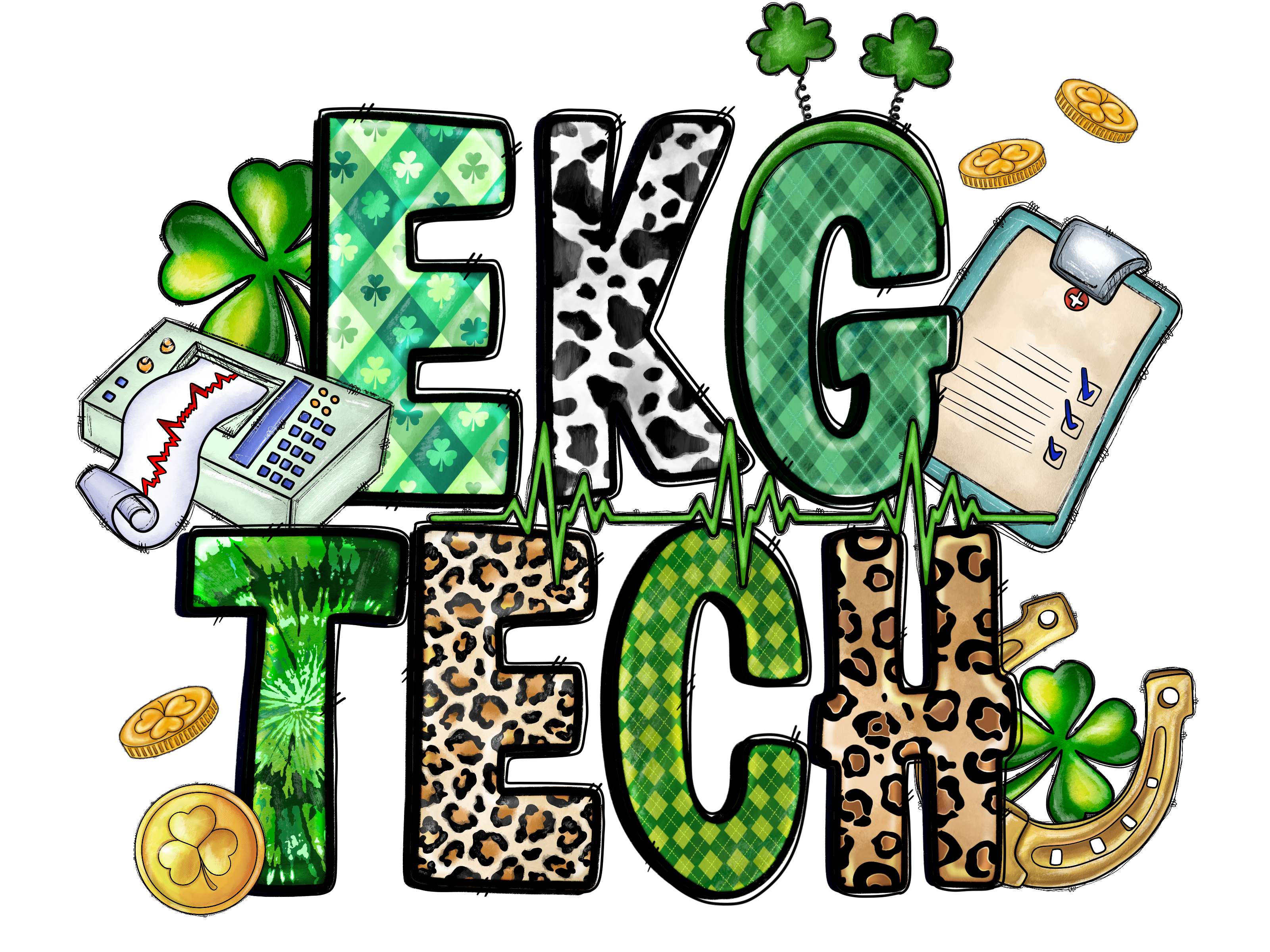 EkgTechSt.PatricksDay