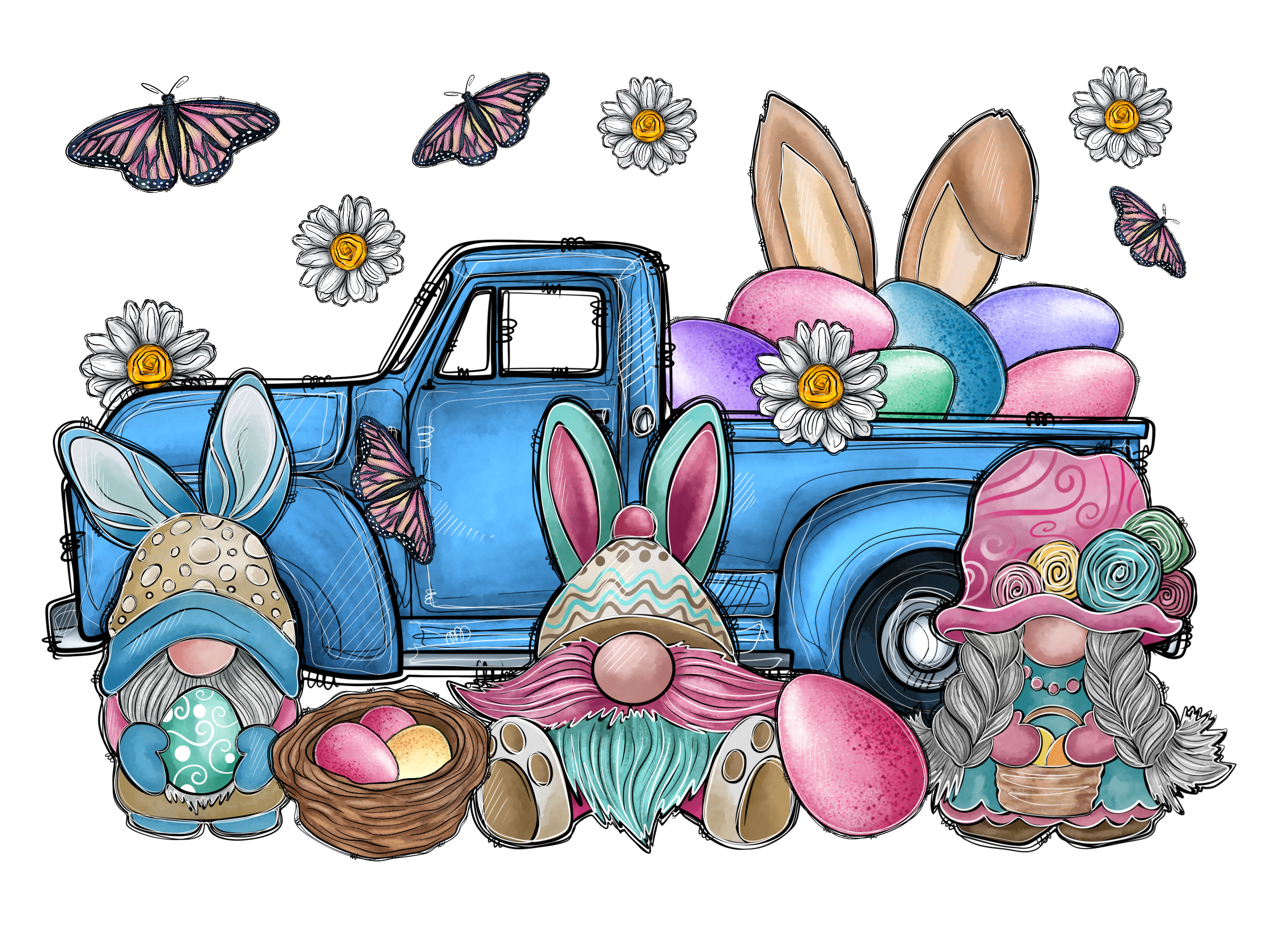 Bản sao của EasterDayGnomeTruck