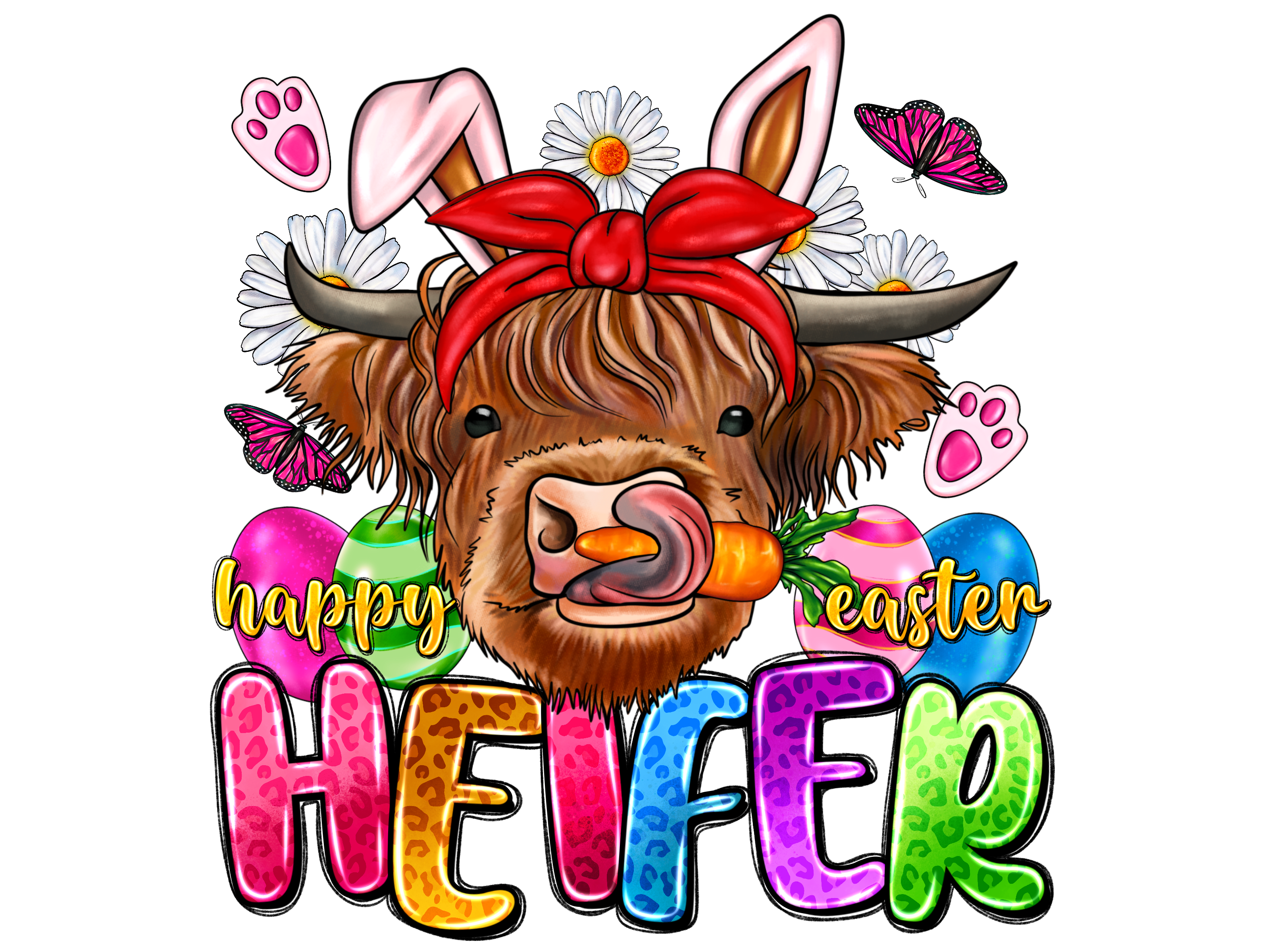 Bản sao của HappyEasterHeiferCow