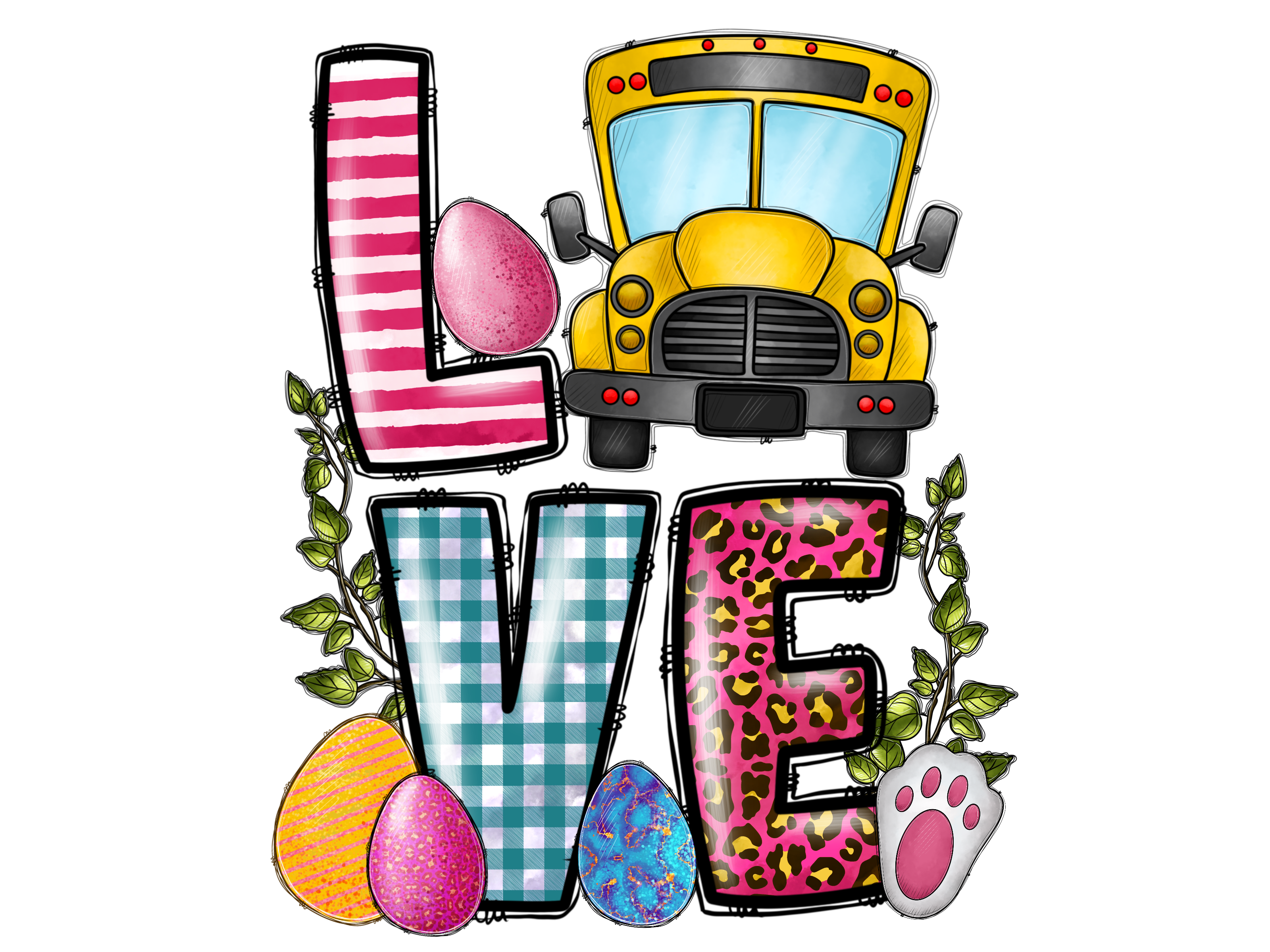 Bản sao của LoveEasterDaySchoolBus