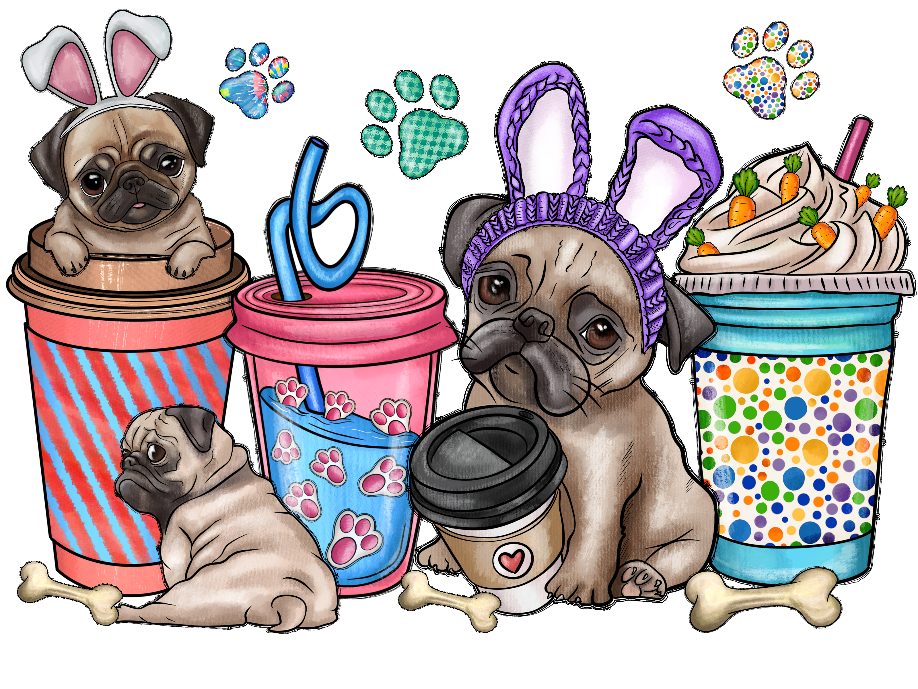 EasterCoffeePug